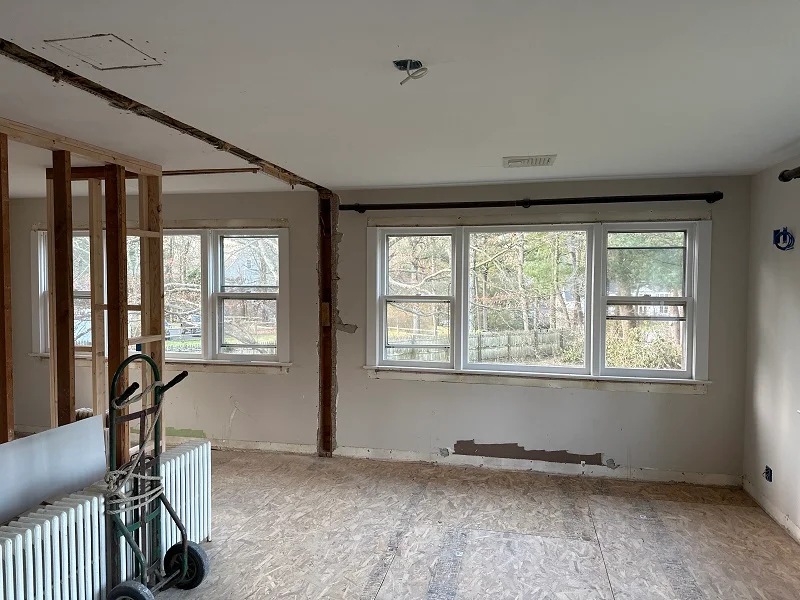 The windows will be replaced with Andersen 400 series windows